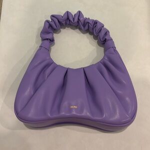 JW Pei Gabbi Ruched Hobo Handbag Purple